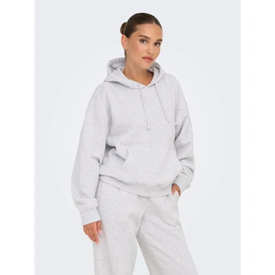 Abbildung von ONLY Onlbest HOOD Kapuzenpullover, Damen, Größe: Small, Light grey