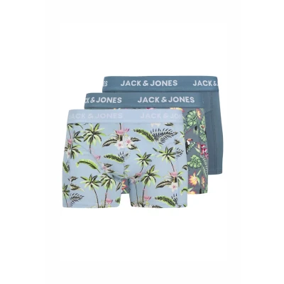 Abbildung von Jack &amp; Jones BIRD 3 pack Panties, Herren, Größe: Large, Chambray blue oceanview