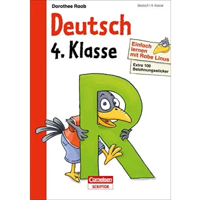 Abbildung von Einfach lernen mit Rabe Linus Deutsch 4. Klasse: Stickern zur Belohnung. Kleinschrittige und leicht verständliche Übungen. (Mein großer Lernspaß Linus)