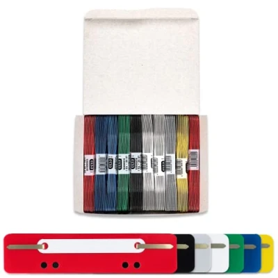 Abbildung von Elba Heftstreifen aus Kunststoff (10x25), 10 Farben, 250 Stück