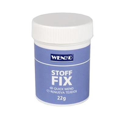 Abbildung von Wenko 4880022100 Stoff Fix Pulver Kunststoff, 22 g, ø 4 x 5.5 cm