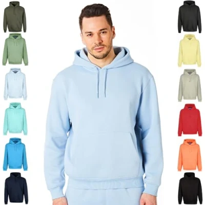 Abbildung von Ript Performance Essentials RCSWT763 Herren Kapuzenpullover, weich, Freizeitkleidung, Größe M, Kaschmirblau