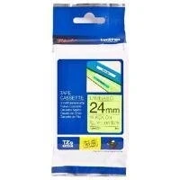 Abbildung von Brother Original P touch Schriftband 24 mm, schwarz auf signalgelb (kompatibel u.a. mit P700, 2430, D600, 9700PC, P750W) TZEC51