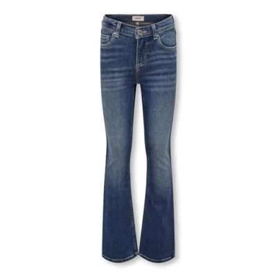 Abbildung von KIDS ONLY Mädchen Kogblush Flared DNM Rea1319 Noos Hose, Medium Blue Denim, 128 EU