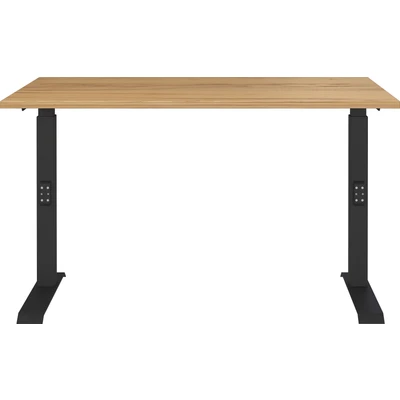 Abbildung von GERMANIA Schreibtisch »Downey, mechanisch höhenverstellbar«, moderne Farbvariationen, Breite 120/140/160/180 cm, Made in Germany