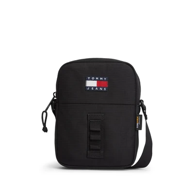 Abbildung von Tommy Jeans LOGO Ripstop Reporter Umhängetasche, Herren, Größe: One Size, Black