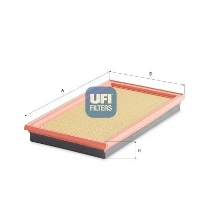 Abbildung von UFI 30.973.00 Luftfilter 35,5 167 282 Filtereinsatz OPEL: Vectra A Saloon, CC, Astra F NISSAN: X Trail, Pick Up, Murano II