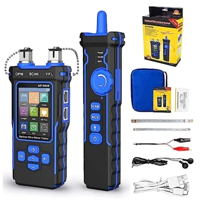 Abbildung von NOYAFA PoE Multifunktions Netzwerkkabel Tester für CAT5 CAT6 Tracker, optisches Leistungsmesser, Kabellängenmessung, Port Blitz, mit Lithium Batterie vom Typ C…
