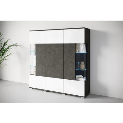 Abbildung von INOSIGN Highboard »Kenia« 1 Stk. tlg. Modernes Highboard, mit Glastüren, Breite 135 cm