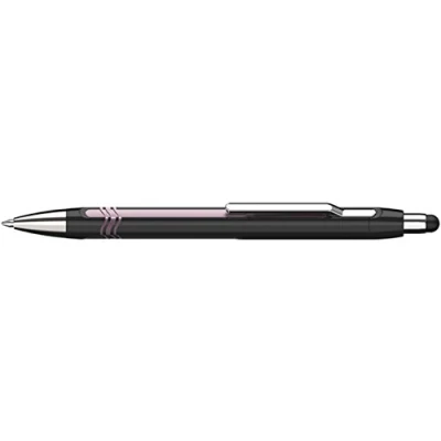 Abbildung von Schneider 138704 Epsilon Touch Druckkugelschreiber (Strichstärke XB, dokumentenechte Mine Schreibfarbe: blau, inkl. Touchpen, Made in Germany) Schaftfarbe: schwarz pink