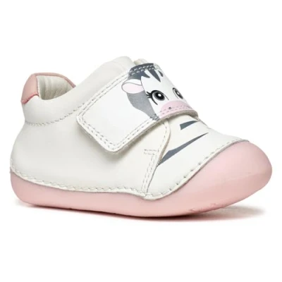 Abbildung von Geox Tutim Klettschuh für Kinder, Größe: 19, White rose Schuhe