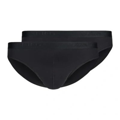 Abbildung von Skiny Herren Cotton Rib Slip, Schwarz (080694), S (2er Pack)