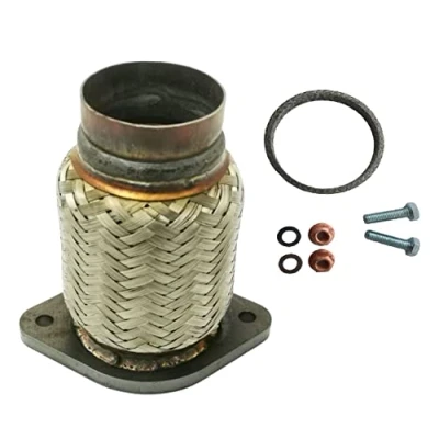 Abbildung von Flexrohr Katalysator Flexstück Flammrohr passend für BMW E81 E87 E88 E90 E91 E92 E93 316i 318i 320i mit Dichtring Set