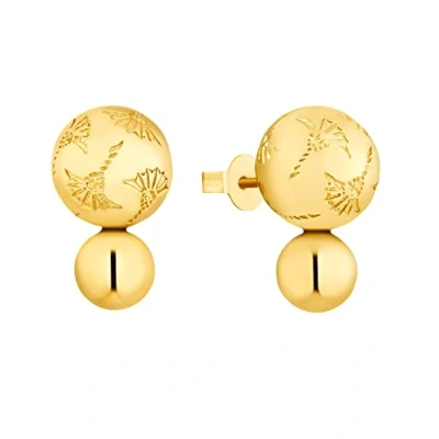 Abbildung von JOOP! Ohrstecker Edelstahl Damen Ohrschmuck, 1,6 cm, Gold, Kommt in Schmuck Geschenk Box, 2035026