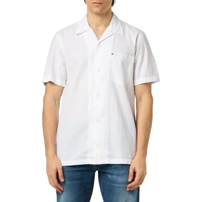 Abbildung von Tommy Hilfiger Solid Hemd, Herren, Größe: Medium, Optic white