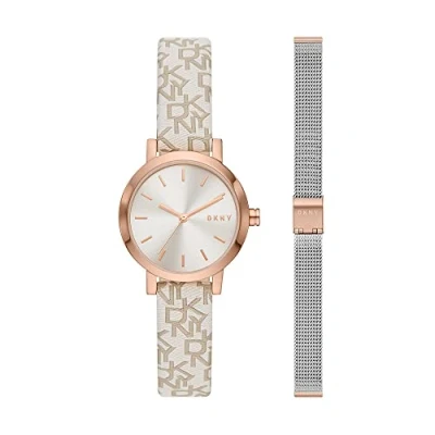 Abbildung von DKNY SOHO Uhr silvercoloured, Damen, Größe: One Size, Silver coloured