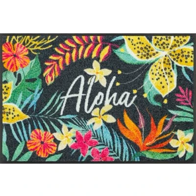 Abbildung von wash+dry Fußmatte, Aloha 50x75cm, innen und außen, waschbar, bunt