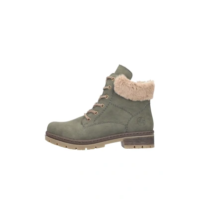 Abbildung von Rieker Damen Y7424 Schnürstiefel, Grün, 41 EU