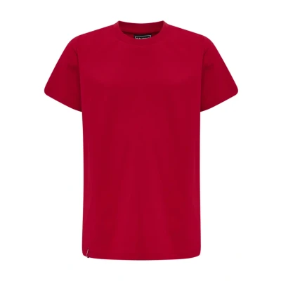 Abbildung von Hummel Tshirt basic für Kinder, Größe: 176, Tango red