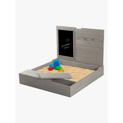 Abbildung von roba® Sandkasten »Outdoor+«, aufklappbar mit Deckel, HxBxT: 65,5 x 85,5 80 cm