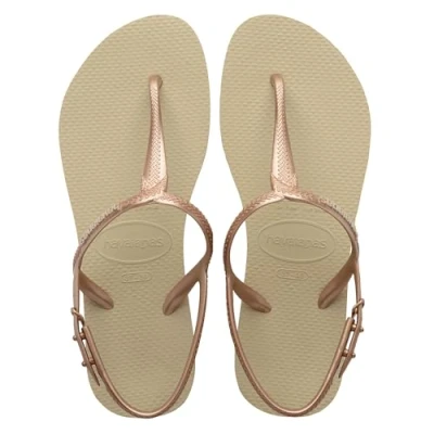 Abbildung von Havaianas Twist Badezehentrenner, Damen, Größe: 41 42, Sand grey Schuhe