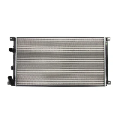 Abbildung von THERMOTEC D7R011TT Kühler, Motorkühlung Aluminium, Kunststoff für Fahrzeuge ohne Klimaanlage 730 389 22 Schaltgetriebe Kühlrippen mechanisch gefügt