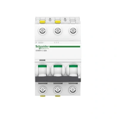 Abbildung von Schneider Electric A9F07332 Leitungsschutzschalter ACTI9 IC60H 3P 32A C Charakteristik