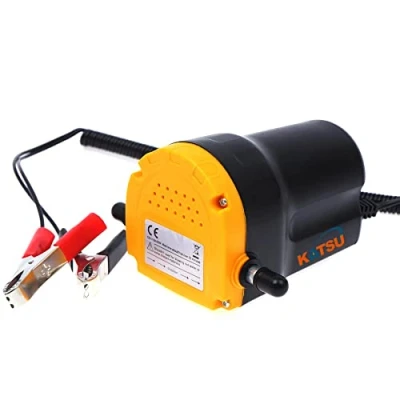 Abbildung von KATSU 12V 60W Ölabsaugpumpe Dieselpumpe Ölpumpe Kraftstoffpumpe Selbstansaugend für Auto LKW Motorölabsauger Diesel Transfer 482136