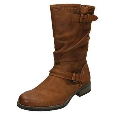 Abbildung von Rieker Damen 98860 Hohe Stiefel, Nut 22, 38 EU