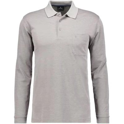 Abbildung von Ragman Herren Poloshirt, Silbergrau, 3XL
