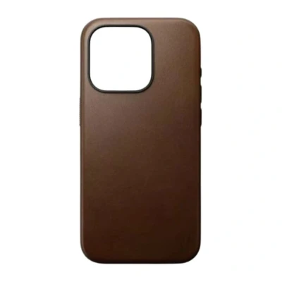 Abbildung von Nomad Modern Leather Case Magsafe iPhone 15 Pro Max brown NM01619185
