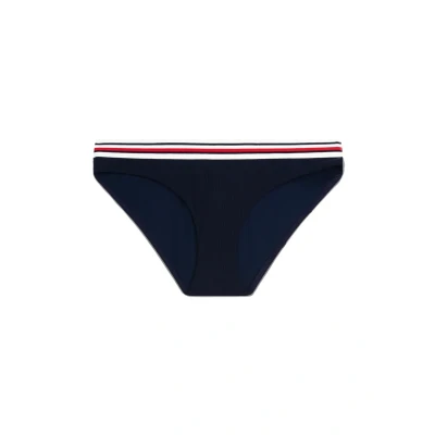 Abbildung von Tommy Hilfiger Global Stripe Classic Bikinihose, Damen, Größe: 38 40, Dark night navy