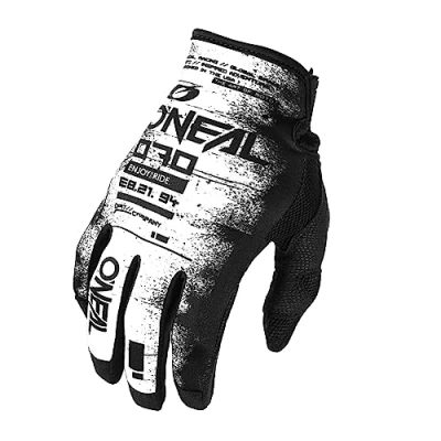 Abbildung von O&#039;NEAL Fahrrad &amp; Motocross Handschuhe MX MTB FR Downhill Passform, Luftdurchlässiges Material Mayhem Glove SCARZ V.24 Erwachsene Schwarz Weiß Größe M