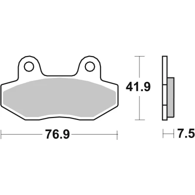 Abbildung von TRW Organic Allround MCB822 Bremsbelagsatz