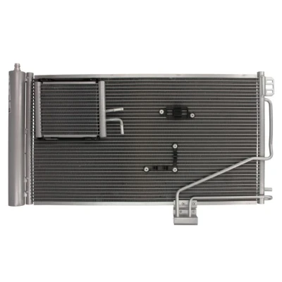 Abbildung von NISSENS 94545 Klimakondensator mit Trockner Aluminium 683 R 134a MERCEDES BENZ: C Class Saloon, CLK Coupe