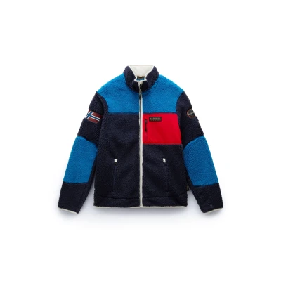 Abbildung von Napapijri Yupik Fleecejacke, Herren, Größe: Medium, Blue