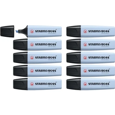 Abbildung von Textmarker STABILO BOSS ORIGINAL Pastel 10er Pack Wolkenblau