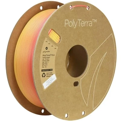 Abbildung von Polymaker Polyterra PLA Gradient 1.75mm 1kg Fall (Orange Lava Red)