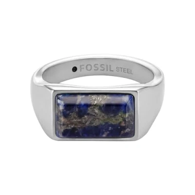 Abbildung von Fossil Ring, Herren, Größe: 68, Silber