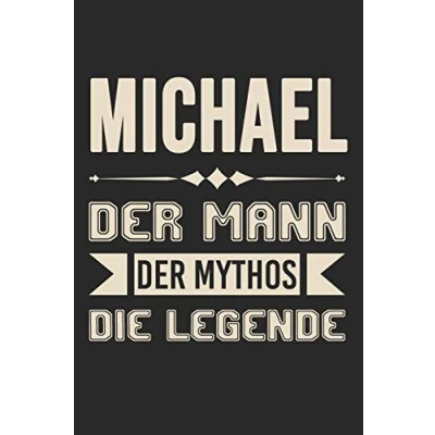Abbildung von Michael Der Mann Mythos Die Legende: Din A5 Heft (Kariert) Mit Karos Für Notizbuch Tagebuch Planer Jeden Dem Vorname ... Journal Michi Name &amp; Spitzname Notebook