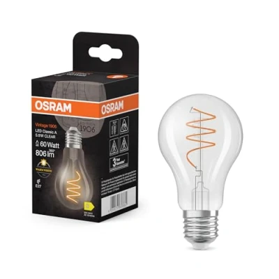 Abbildung von OSRAM LED Vintage E27 5,9W 2.700K Spiral Filament klar