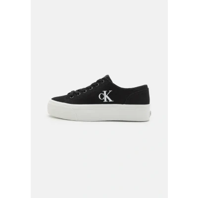 Abbildung von Calvin Klein Jeans Flatform Sneaker low, Damen, Größe: 42, Black/bright white Schuhe