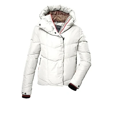 Abbildung von killtec Damen Skijacke/Steppjacke mit Schneefang KSW 59 WMN SKI QLTD JCKT, weiss, 46, 39725 000