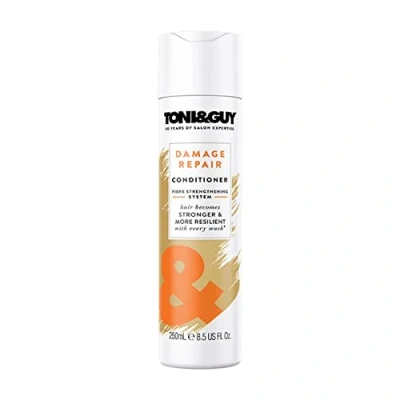 Abbildung von Toni&amp;Guy Damage Repair Conditioner I Pflegespülung für strapaziertes Haar Spülung gegen Spliss &amp; trockenes Effektive Sofortwirkung Kur Frauen 250 ml