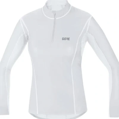 Abbildung von GORE WEAR Damen M Windstopper Baselayer Thermo Stehkragenshirt, Light Grey/White, L EU