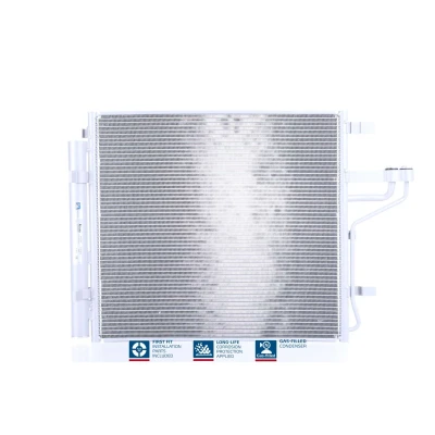 Abbildung von NISSENS 941184 Klimakondensator mit Trockner Aluminium 448 R 134a