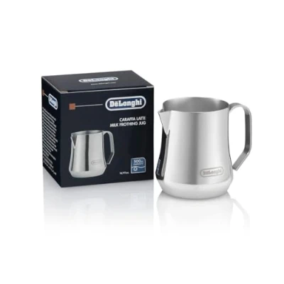 Abbildung von De&#039;Longhi Melkkan DLSC069, voor Handmatig Opschuimen, Ergonomische Handgreep, Capaciteit 500 ml, Roestvrij Staal