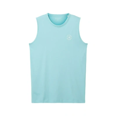 Abbildung von TOM Tailor Basic TANK Top, Herren, Größe: XXL, Blue tibetan stone