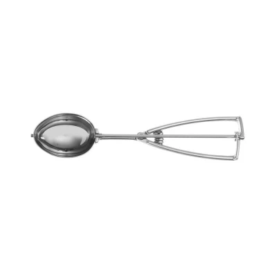 Abbildung von HENDI Eisportionierer Stöckel oval 1/30 ø 6 x 4 cm Edelstahl für Eiskugeln mit Kugel Auswurf spülmaschinenfest