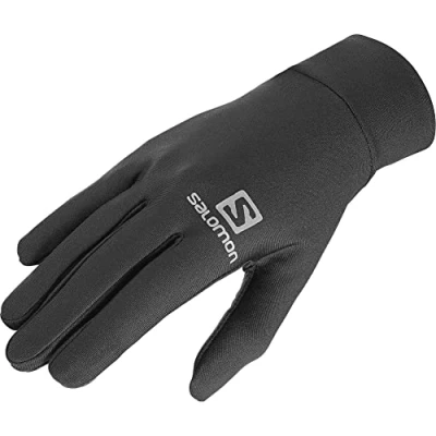 Abbildung von Salomon Gloves Cross Warme Unisex Handschuhe, perfekt zum Laufen, Wandern, Skifahren und Snowboarden, Schwarz/Black, Extra Small